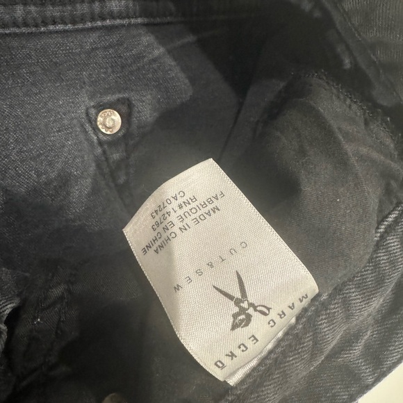 Men’s Black Distressed Marc Ecko Jeans Cut & Sew - Picture 8 of 13